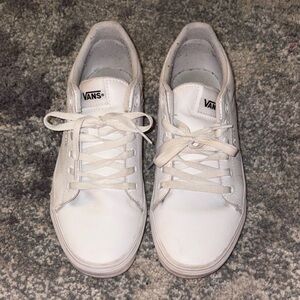 Vans Classic White Lace-Up Sneakers